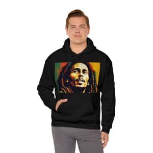 Bob Marley Unisex Relaxation Hoodie, Bob Marley Cotton-Polyester Blend Hoodie, Bob Marley Cozy Classic Fit Sweatshirt