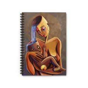 Fountain of Knowledge Spiral Notebook, Artistic Notebook