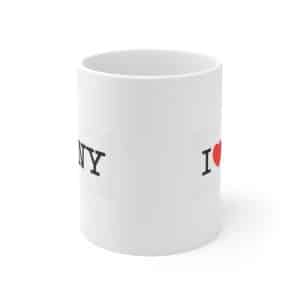 I Love New York Ceramic Mug 11oz