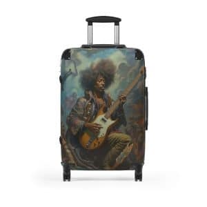 Jamming Across the Globe: Jimi Hendrix Traveler's Luggage
