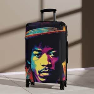 Jimi Hendrix Travel Companion: Stylish Suitcases