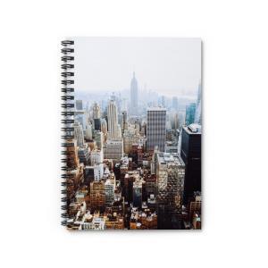Empire Notes: New York Portrait Spiral Notebook for Skyline-Inspired Everyday Jottings
