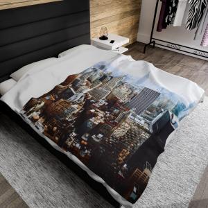 Urban Elegance in Every Thread: New York Blankets for Stylish Living, Cityscape Comfort, Wrap Yourself in Empire State Bliss with Blanket