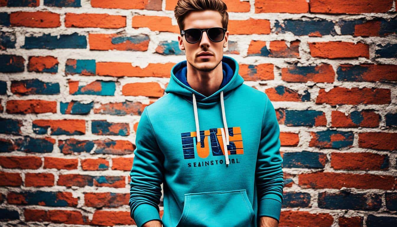 Image of a stylish hoodie featuring trendy design elements, perfect for adding flair to any casual outfit. Image used for the article where to buy hoodies.
